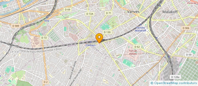 localisation de l'entreprise MONSIEUR BENOIT PENVEN  MALAKOFF