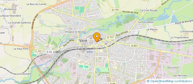 localisation de l'entreprise MONSIEUR BENOIT PERCHE  VITRE