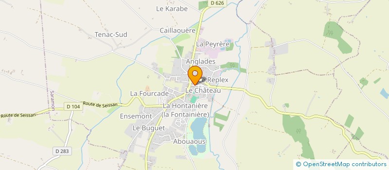 localisation de l'entreprise MONSIEUR BENOIT PERISSAS à SARAMON