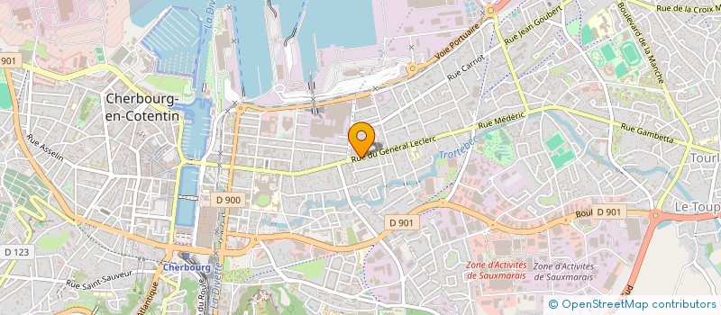 localisation de l'entreprise MONSIEUR BENOIT PERRET  CHERBOURG-EN-COTENTIN