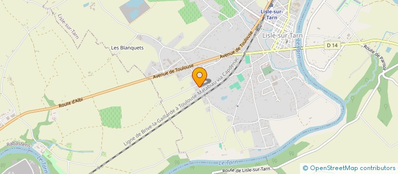 localisation de l'entreprise MONSIEUR BENOIT PERRIER à LISLE-SUR-TARN