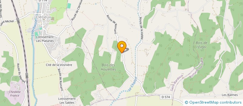 localisation de l'entreprise MONSIEUR BENOIT PERRIN  SAINT-BARDOUX