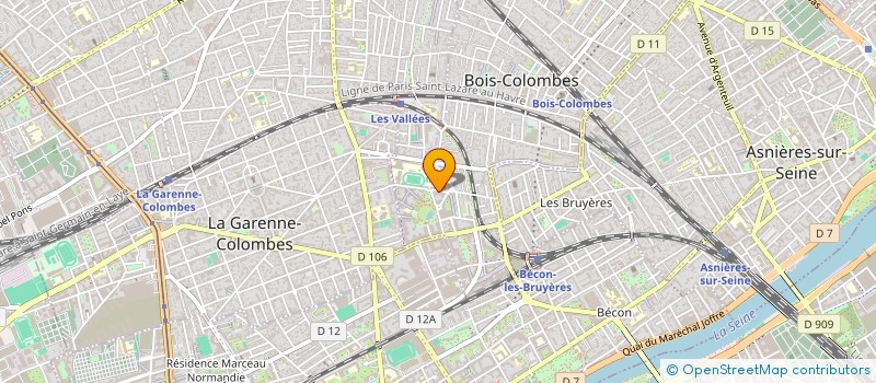 localisation de l'entreprise MONSIEUR BENOIT PERRIN à BOIS-COLOMBES