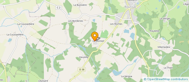 localisation de l'entreprise MONSIEUR BENOIT PERRIN à SAINT-PARDOUX-LE-LAC