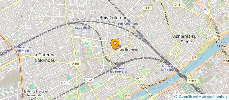 localisation de l'entreprise MONSIEUR BENOIT PERRISSIN-FABERT à ASNIERES-SUR-SEINE