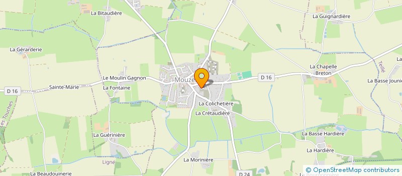 localisation de l'entreprise MONSIEUR BENOIT PESLERBE  MOUZEIL