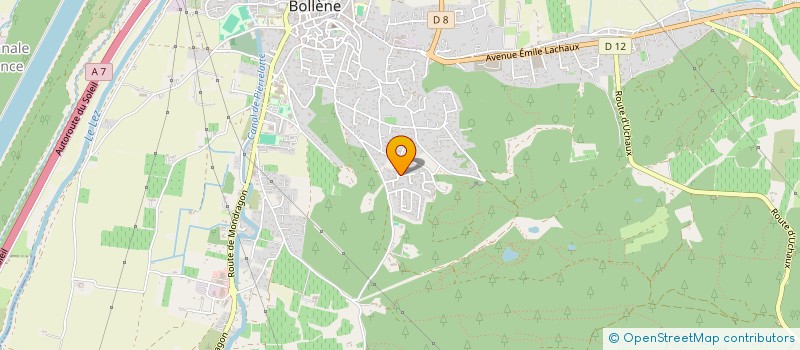 localisation de l'entreprise MONSIEUR BENOIT PETRINI à BOLLENE