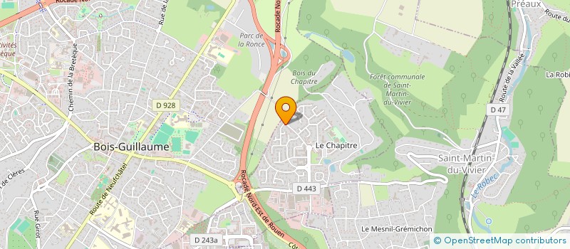 localisation de l'entreprise MONSIEUR BENOIT PEUGNIEZ  BIHOREL