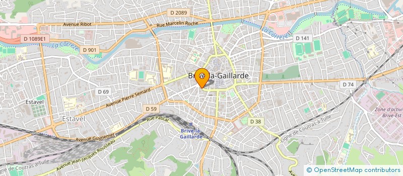 localisation de l'entreprise MONSIEUR BENOIT PEYRE  BRIVE-LA-GAILLARDE