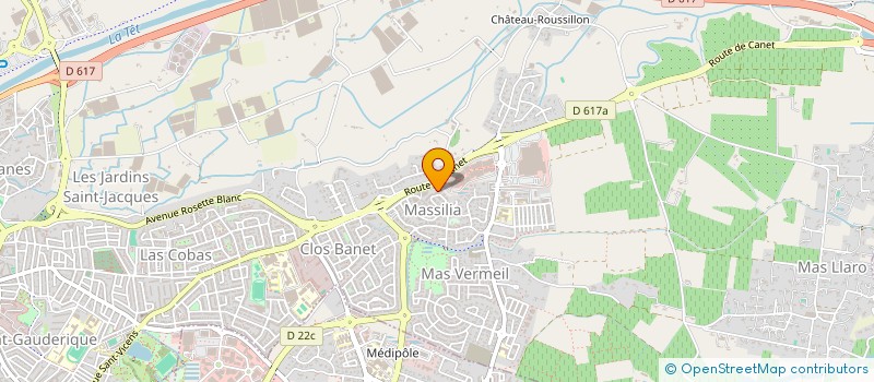 localisation de l'entreprise MONSIEUR BENOIT PEYRIN  SALEILLES