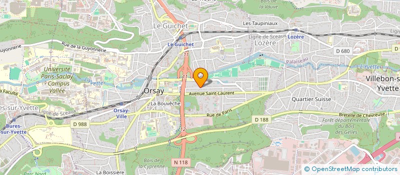 localisation de l'entreprise MONSIEUR BENOIT PEZOT à ORSAY