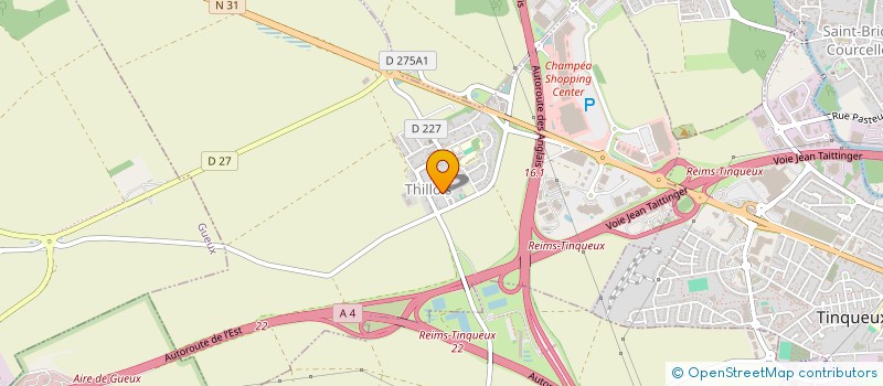 localisation de l'entreprise MONSIEUR BENOIT PHILIPPOTEAUX  THILLOIS