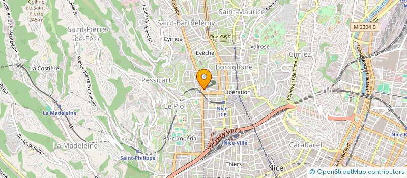 localisation de l'entreprise MONSIEUR BENOIT PICAN  NICE