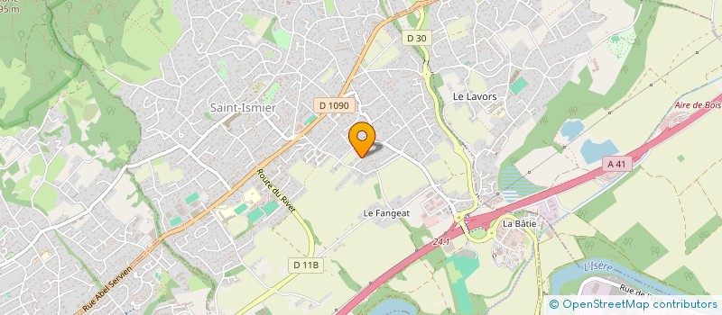 localisation de l'entreprise MONSIEUR BENOIT PICARD à SAINT-ISMIER