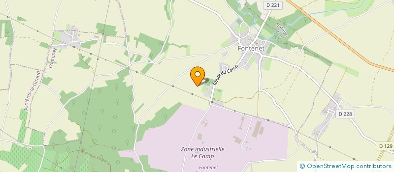 localisation de l'entreprise MONSIEUR BENOIT PICOT  FONTENET