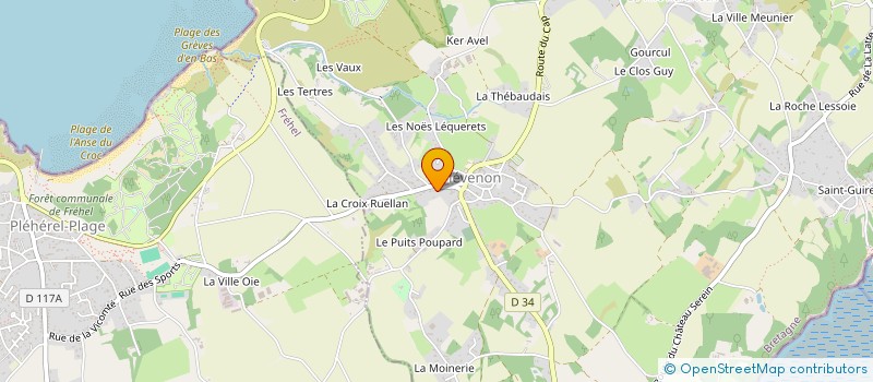 localisation de l'entreprise MONSIEUR BENOIT-PIERRE HARDOUIN  PLEVENON