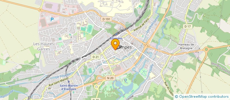 localisation de l'entreprise MONSIEUR BENOIT-PIERRE MANARANCHE  ETAMPES