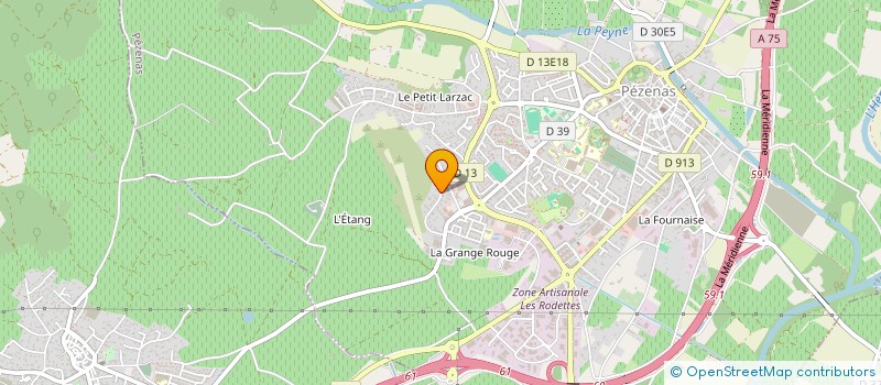 localisation de l'entreprise MONSIEUR BENOIT PIERRON  PEZENAS