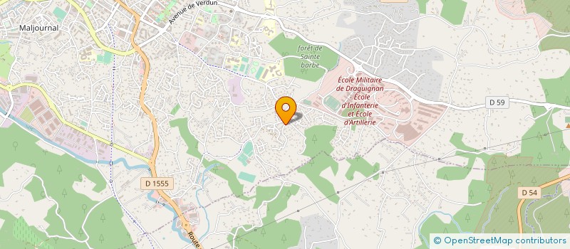 localisation de l'entreprise MONSIEUR BENOIT PILLET  DRAGUIGNAN