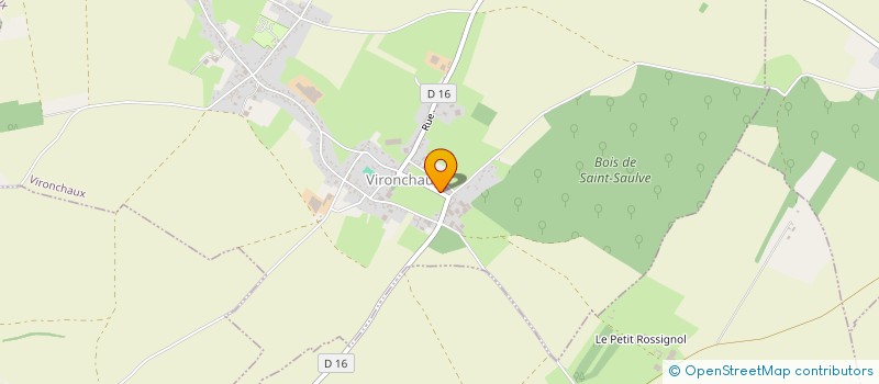 localisation de l'entreprise MONSIEUR BENOIT PINCHON  VIRONCHAUX