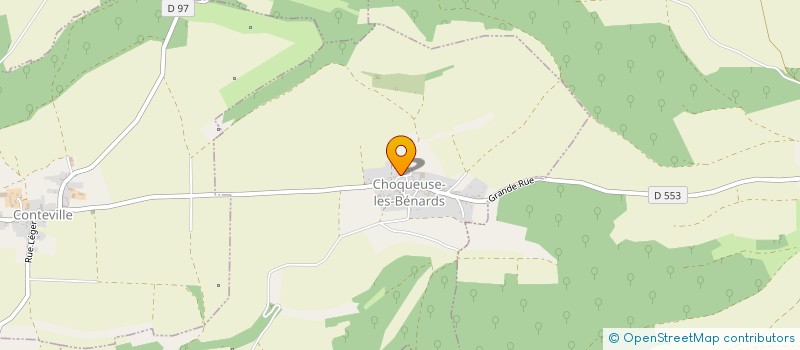 localisation de l'entreprise MONSIEUR BENOIT PINGLIEZ  CHOQUEUSE-LES-BENARDS