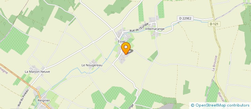 localisation de l'entreprise MONSIEUR BENOIT PLANTIER  LA BROUSSE