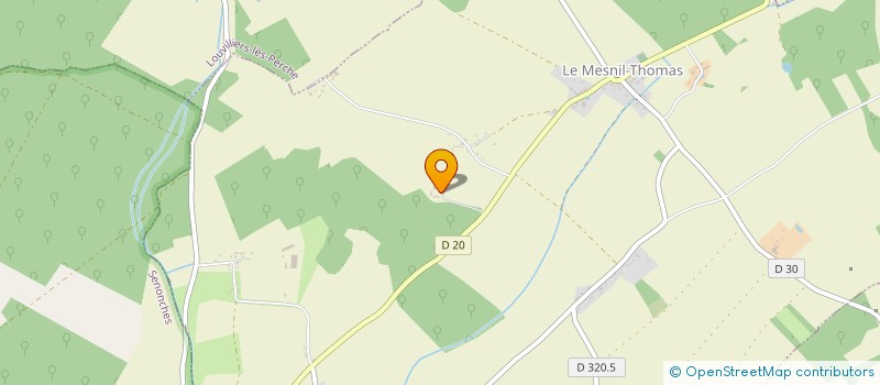 localisation de l'entreprise MONSIEUR BENOIT PLESSIS à LE MESNIL-THOMAS
