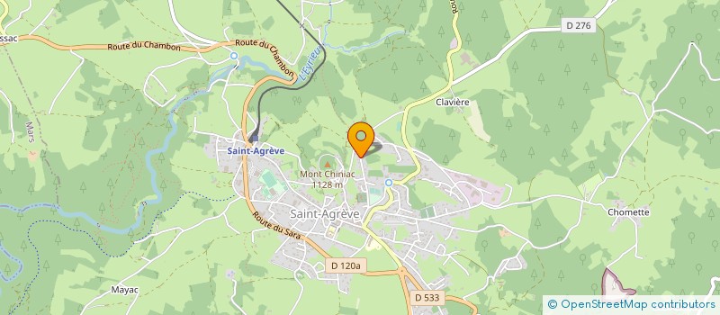 localisation de l'entreprise MONSIEUR BENOIT PLOYE  SAINT-AGREVE