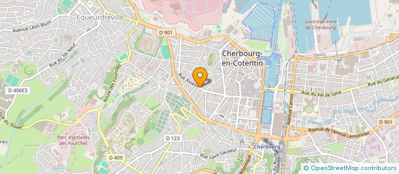 localisation de l'entreprise MONSIEUR BENOIT POINSIGNON à CHERBOURG-EN-COTENTIN