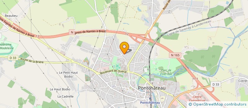 localisation de l'entreprise MONSIEUR BENOIT POIRIER  PONTCHATEAU