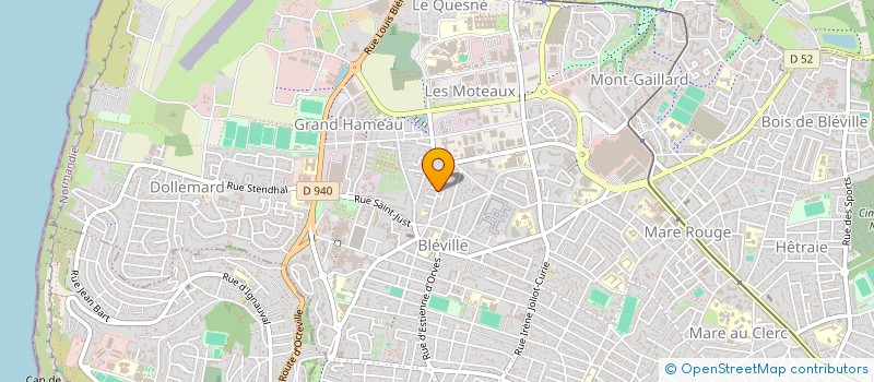 localisation de l'entreprise MONSIEUR BENOIT POISSON  LE HAVRE