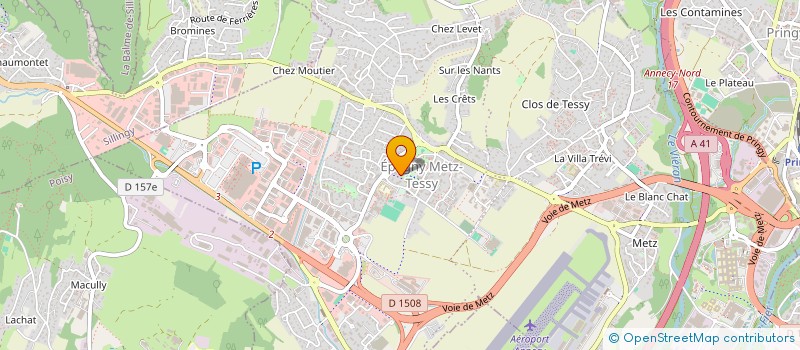 localisation de l'entreprise MONSIEUR BENOIT POMMIER  EPAGNY METZ-TESSY