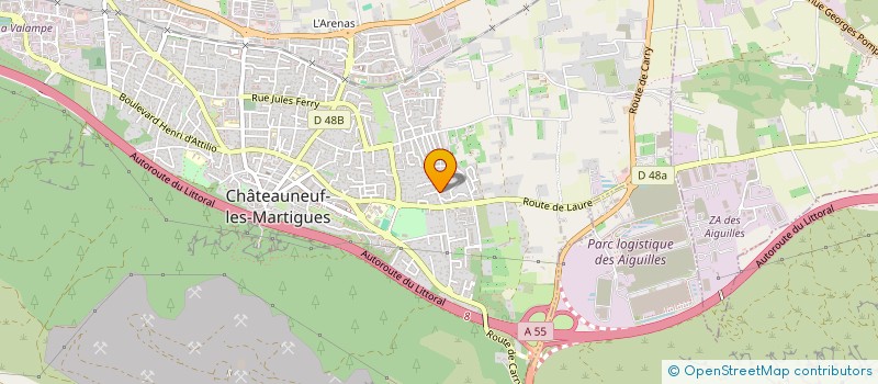 localisation de l'entreprise MONSIEUR BENOIT PONS  CHATEAUNEUF-LES-MARTIGUES