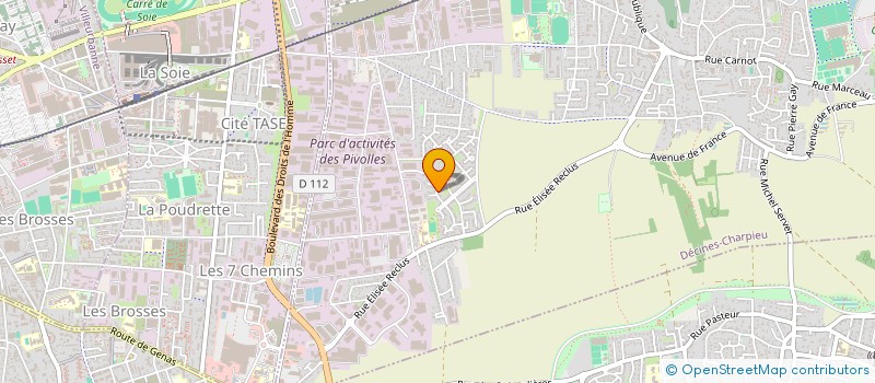 localisation de l'entreprise MONSIEUR BENOIT PONSERO  DECINES-CHARPIEU