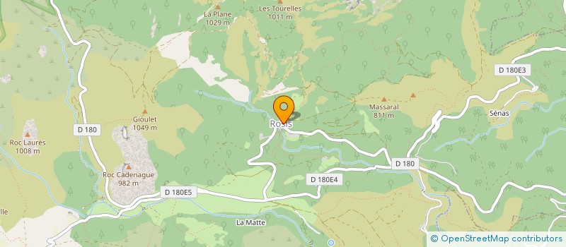 localisation de l'entreprise MONSIEUR BENOIT PORTALIER  ROSIS