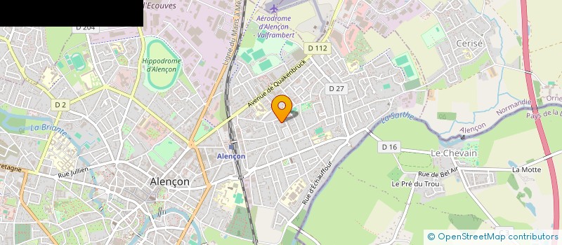localisation de l'entreprise MONSIEUR BENOIT POUCLEE à ALENCON