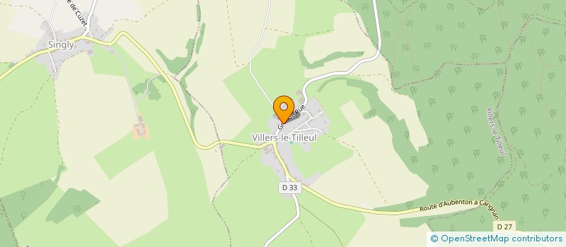 localisation de l'entreprise MONSIEUR BENOIT POUPART  VILLERS-LE-TILLEUL