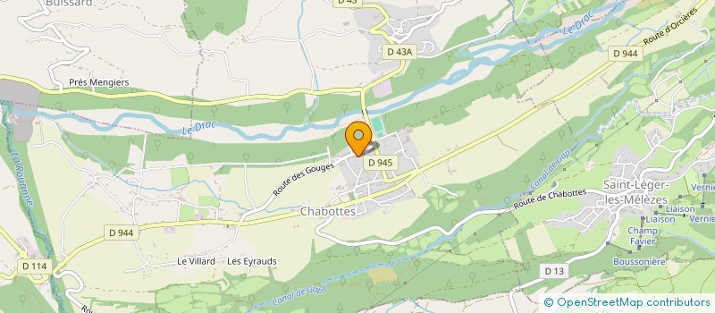 localisation de l'entreprise MONSIEUR BENOIT POURCHI  CHAMPOLEON