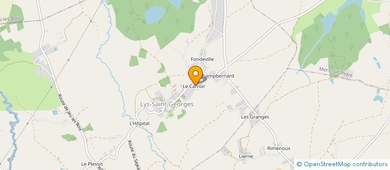 localisation de l'entreprise MONSIEUR BENOIT POUZET  LYS-SAINT-GEORGES