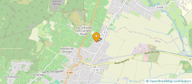 localisation de l'entreprise MONSIEUR BENOIT PREEL  GIVRY