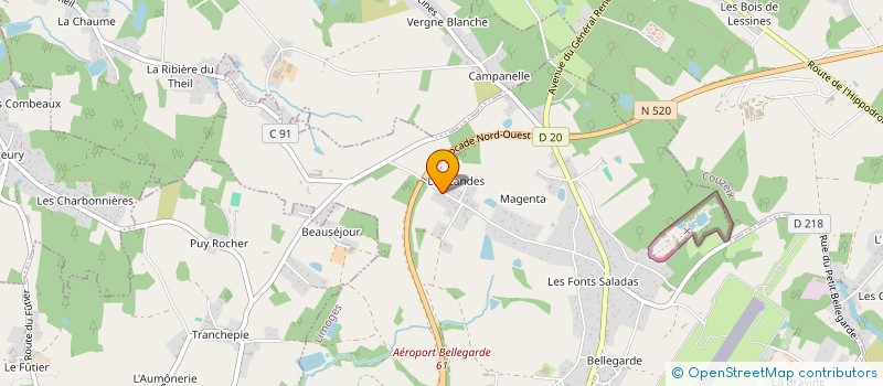 localisation de l'entreprise MONSIEUR BENOIT PRESSIGOUT à LIMOGES