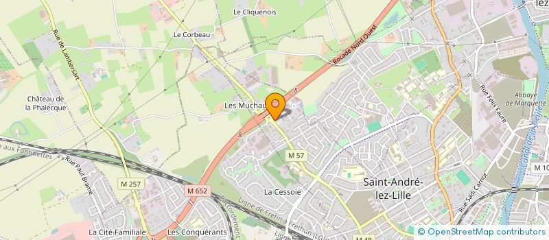localisation de l'entreprise MONSIEUR BENOIT PREVOST à SAINT-ANDRE-LEZ-LILLE