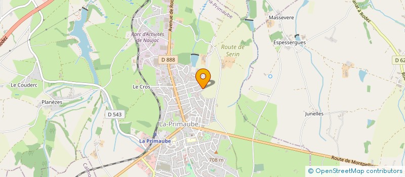 localisation de l'entreprise MONSIEUR BENOIT PUECH  LUC-LA-PRIMAUBE