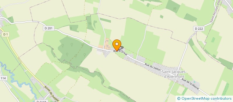 localisation de l'entreprise MONSIEUR BENOIT QUILAN  SAINT-JACQUES-D'ALIERMONT