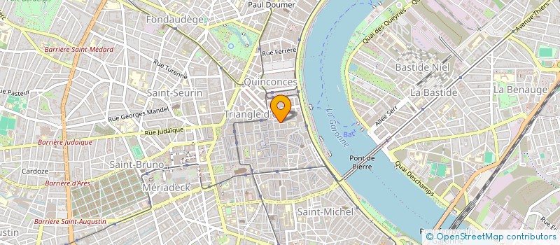 localisation de l'entreprise MONSIEUR BENOIT QUINETTE  BORDEAUX