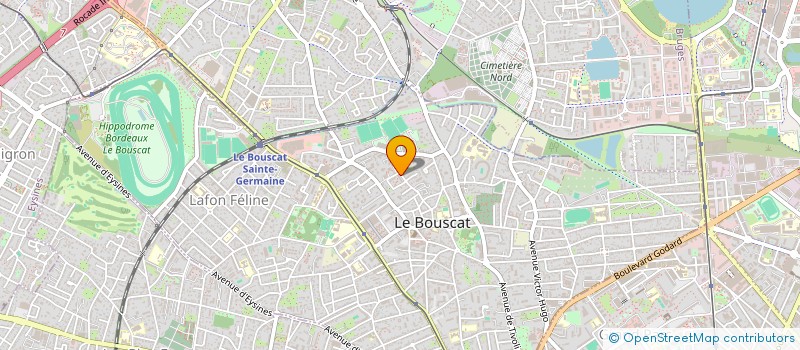 localisation de l'entreprise MONSIEUR BENOIT RABAULT  LE BOUSCAT