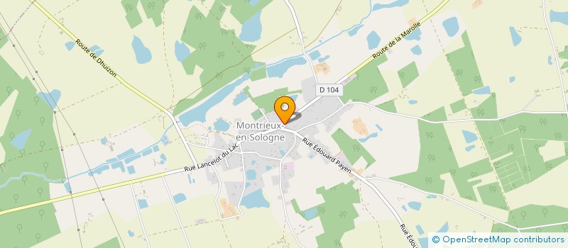 localisation de l'entreprise MONSIEUR BENOIT RADEMACHER  MONTRIEUX-EN-SOLOGNE