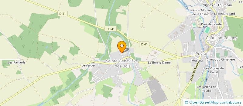 localisation de l'entreprise MONSIEUR BENOIT RAFAITIN à SAINTE-GENEVIEVE-DES-BOIS