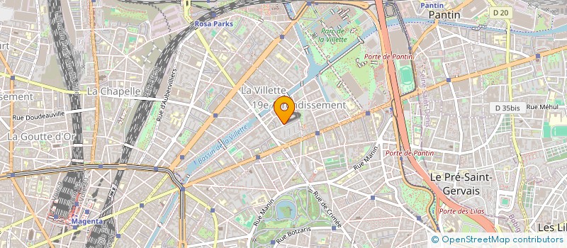 localisation de l'entreprise MONSIEUR BENOIT RAFFENNE  PARIS