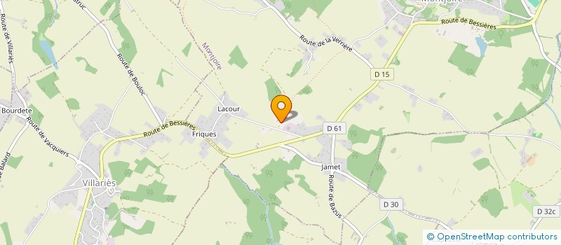 localisation de l'entreprise MONSIEUR BENOIT RAMON  MONTJOIRE